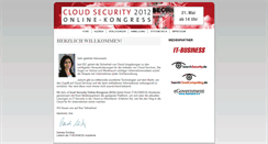 Desktop Screenshot of cloudsec2012.artisteer.net