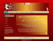 Tablet Screenshot of lydiasmithministries.artisteer.net