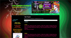 Desktop Screenshot of coloradoevents.artisteer.net